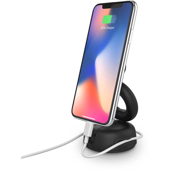 PopSockets - POPSOCKETS Car Dash & Windowshield Svart Höjd/vridbar