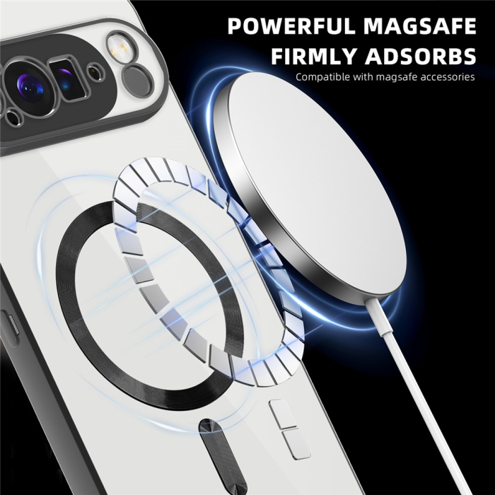 A-One Brand - Google Pixel 10 Pro XL Mobilskal MagSafe med Korthållare - Svart