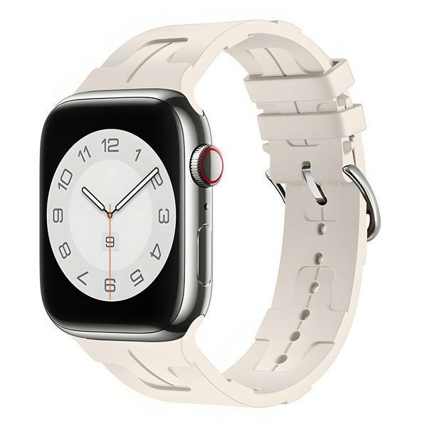 Beline Apple Watch 4/5/6/7/SE (38/40/41mm) Armband Silikon - Beige
