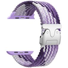 Beline - Beline Apple Watch 42/44/45/49mm Armband Nylon - Lila