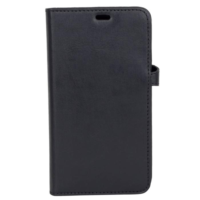 UTGATT4 - GEAR Buffalo äkta läder Plånboksfodral iPhone XS / X - Svart