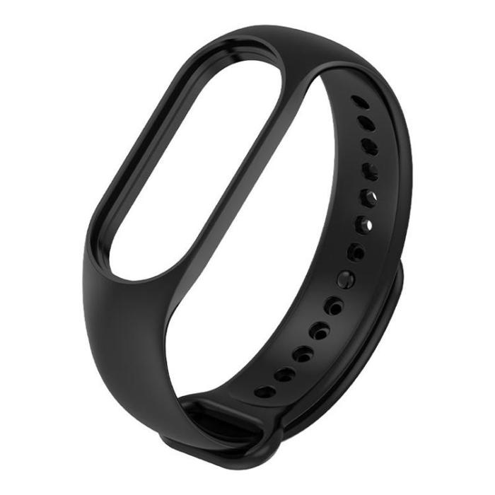 UTGATT1 - Silicone Ersättningsarmband till Xiaomi Smart Band 7 - Svart