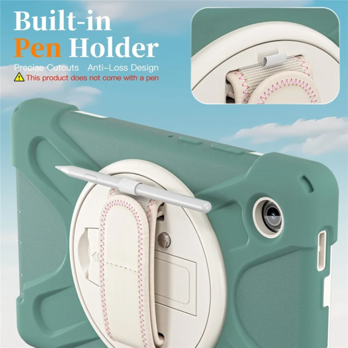 A-One Brand - Galaxy Tab A11 Mobilskal Kickstand Silikon Axelrem