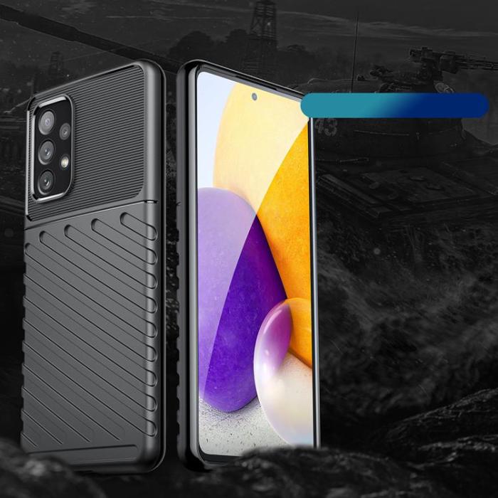 OEM - Galaxy A73 Thunder Flexible Skal - Svart