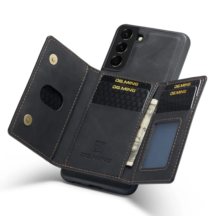 DG.MING - DG.MING Galaxy S23 Plånboksfodral Detachable M2 2in1 - Svart