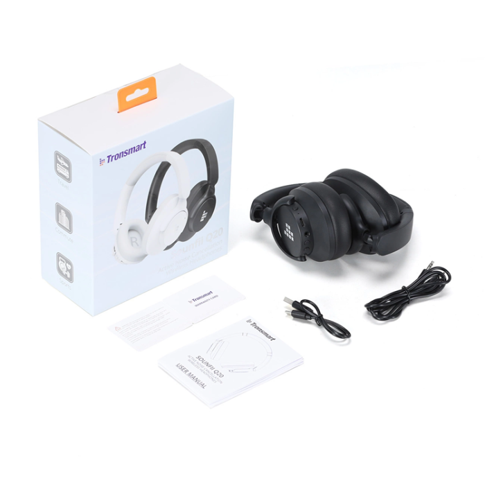 Tronsmart - Tronsmart Trådlösa Hörlurar Bluetooth On-ear - Svart