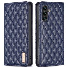 BINFEN COLOR - BINFEN Mobilskal till Samsung Galaxy A55 5G St&ouml;tabsorberande &Auml;kta L&auml;der - Bl&aring;