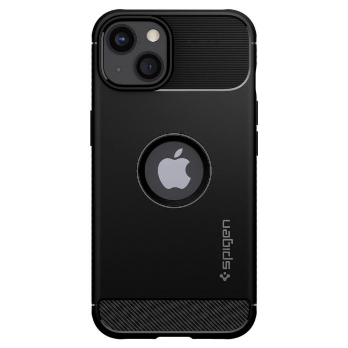 Spigen - Spigen Rugged Armor Mobilskal iPhone 13 - Matte Svart