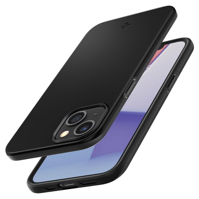 Spigen - Spigen Thin Fit Mobilskal iPhone 13 - Svart