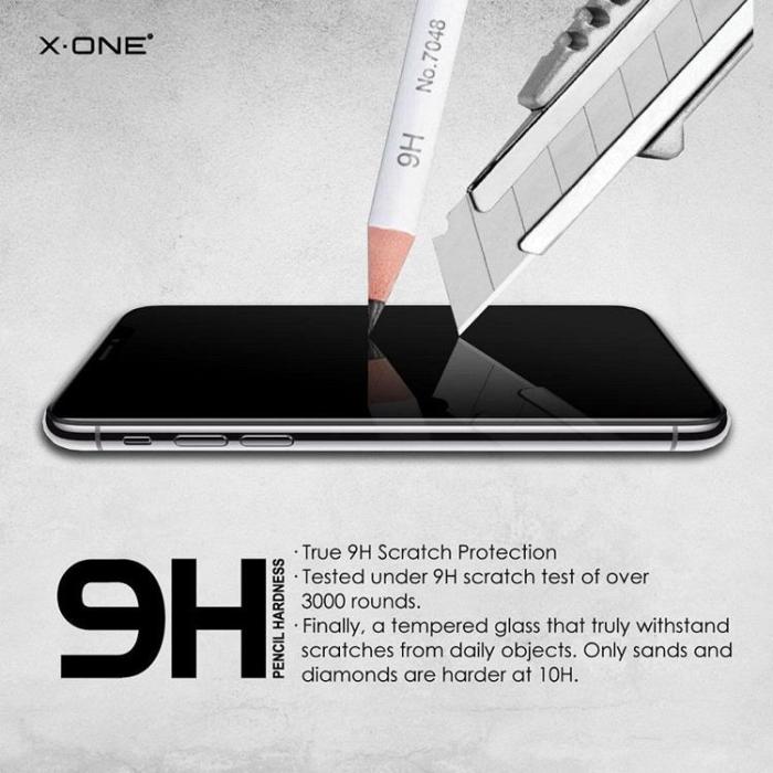 X-One - X-One iPhone 15 Härdat Glas Skärmskydd Matte - Svart