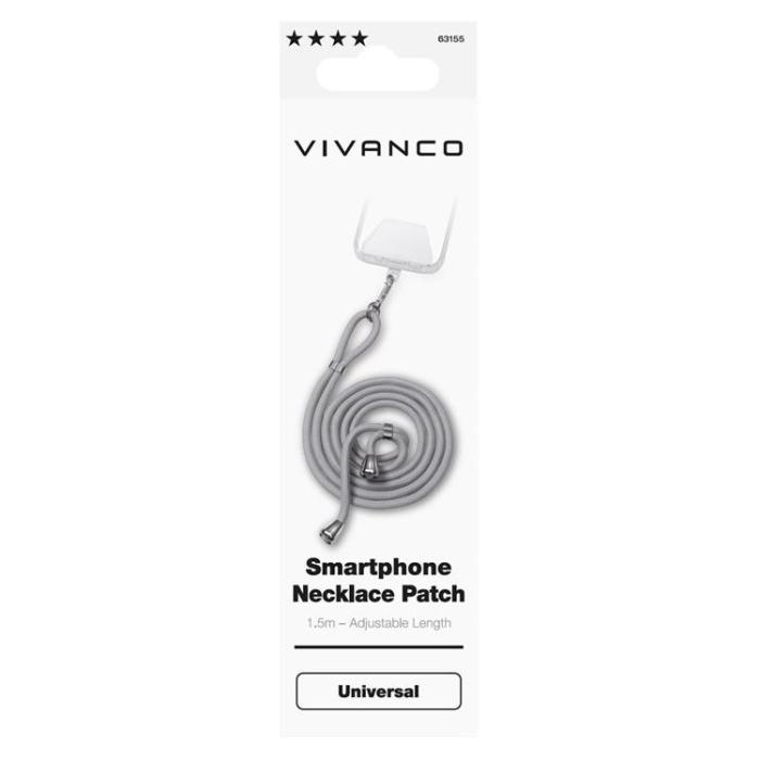 UTGATT1 - Vivanco Universell Smartphone Nackband - Grå