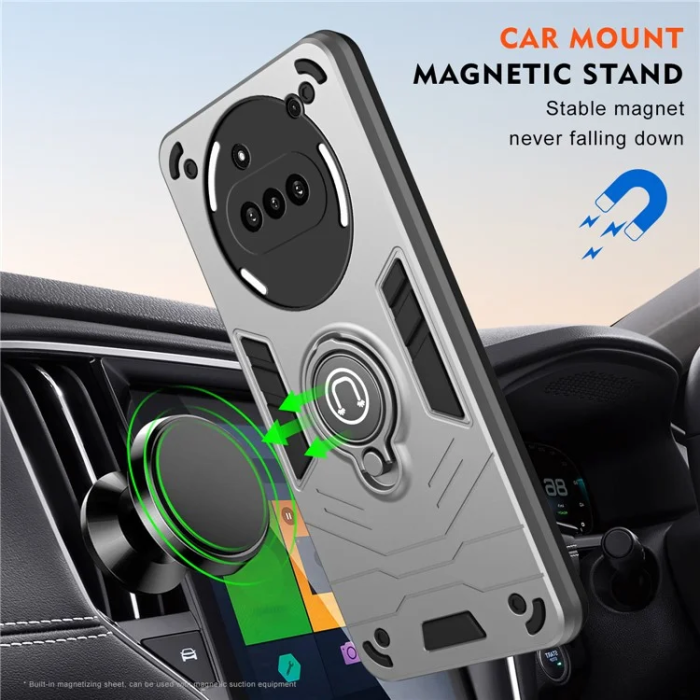 A-One Brand - Nothing Phone (3a) Mobilskal Camshield Kickstand - Grå