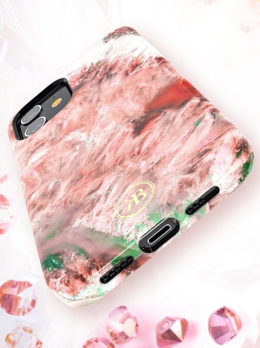 Kingxbar - Kingxbar Agate Skal iPhone 12 mini - Grön