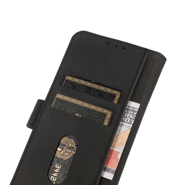 KHAZNEH - Khazneh Retro Plånboksfodral till iPhone 13 Mini - Svart