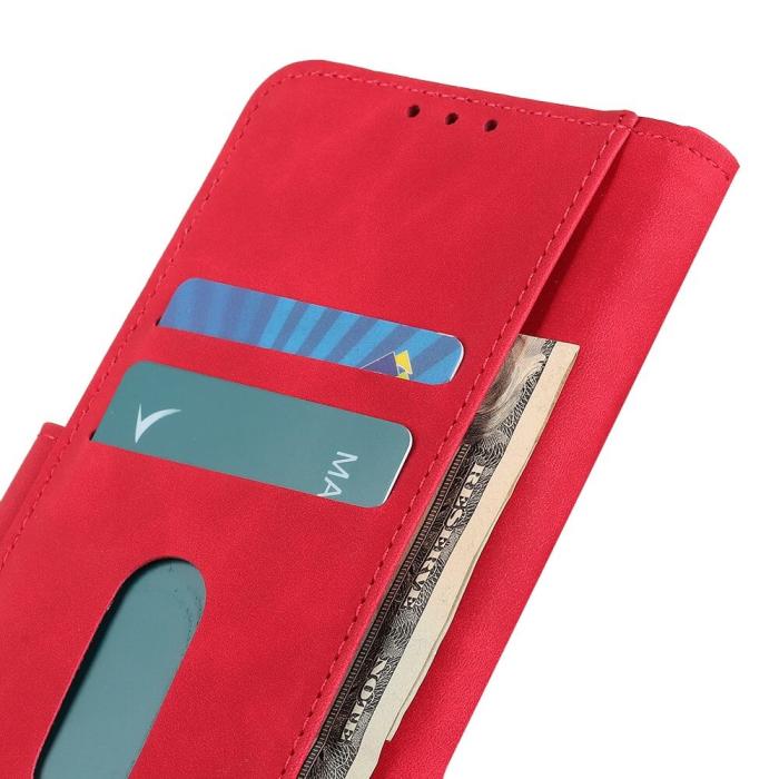 KHAZNEH - Khazneh Retro Plånboksfodral till iPhone 13 Mini - Röd