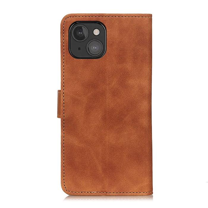 KHAZNEH - Khazneh Retro Plånboksfodral till iPhone 13 Mini - Brun