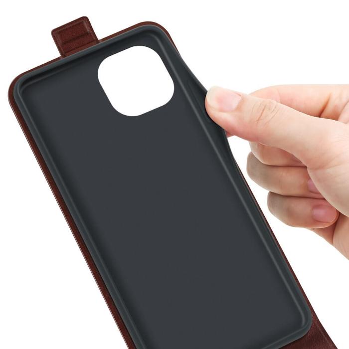 OEM - Flipfodral med kortplats till iPhone 13 Mini - Svart