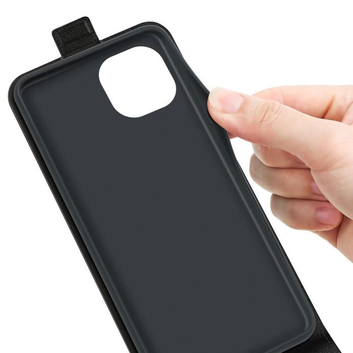 A-One Brand - Flipfodral med kortplats till Apple iPhone 13 - Svart