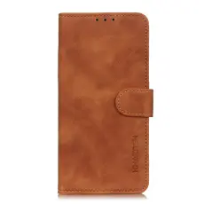 KHAZNEH - Khazneh Retro Plånboksfodral till iPhone 13 Mini - Brun