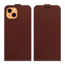 OEM - Flipfodral med kortplats till iPhone 13 Mini - Brun