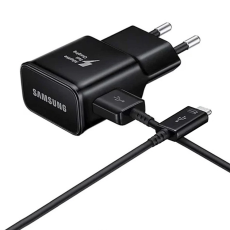 Samsung - Samsung Väggladdare 15W Med USB-A Till USB-C Kabel - Svart