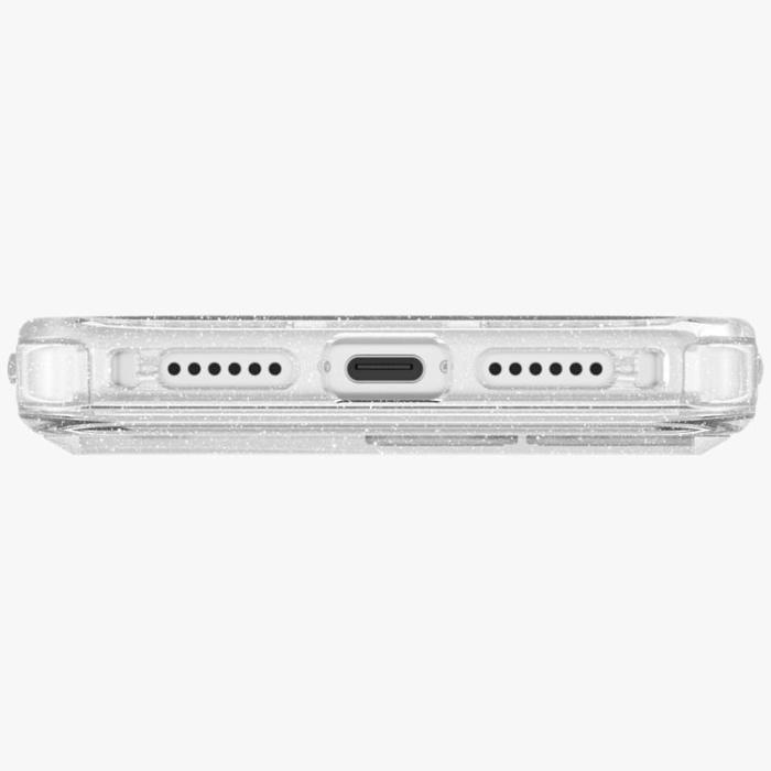 UNIQ - UNIQ iPhone 17 Pro Max Mobilskal MagSafe Lifepro Xtreme - Clear/Glitter