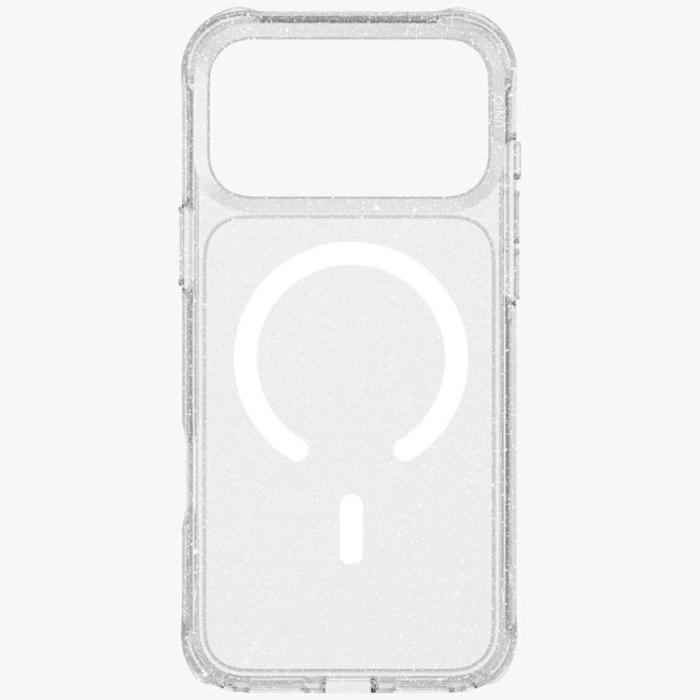 UNIQ - UNIQ iPhone 17 Pro Max Mobilskal MagSafe Lifepro Xtreme - Clear/Glitter