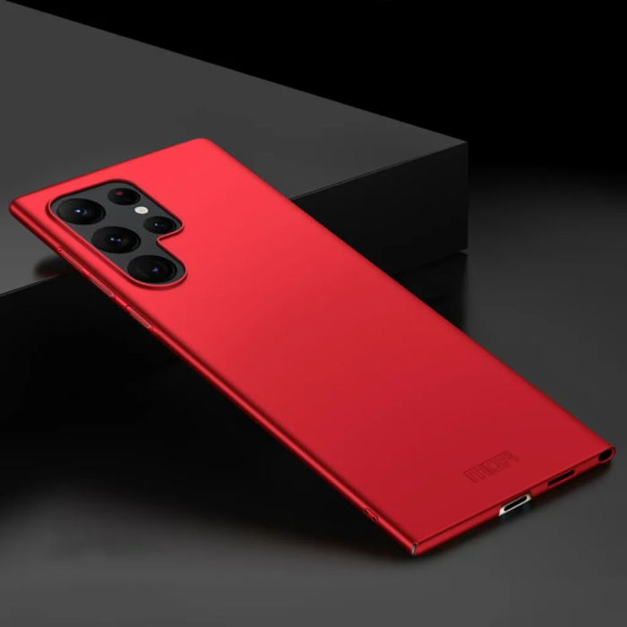Mofi - Mofi Galaxy S23 Ultra Mobilskal Tunt - Röd