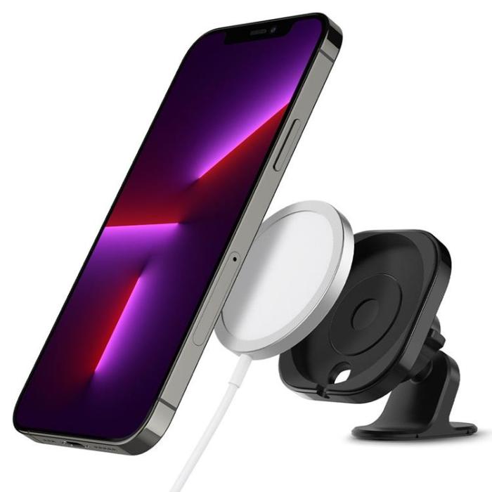 UTGATT1 - Spigen Mag Fit Magsafe Instrumentbrädan Bilhållare - Svart