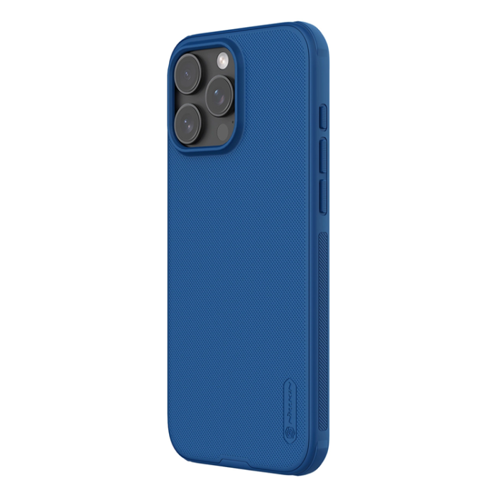 Nillkin - Nillkin iPhone 16 Pro Mobilskal Super Frosted Shield Pro - Blå