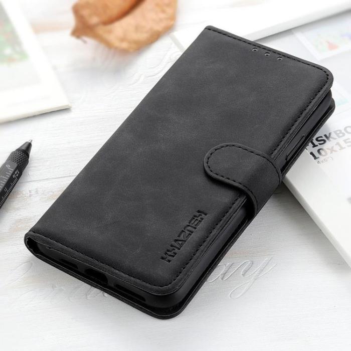 UTGATT1 - KHAZNEH Asus Zenfone 9 Plånboksfodral Retro Flip - Svart