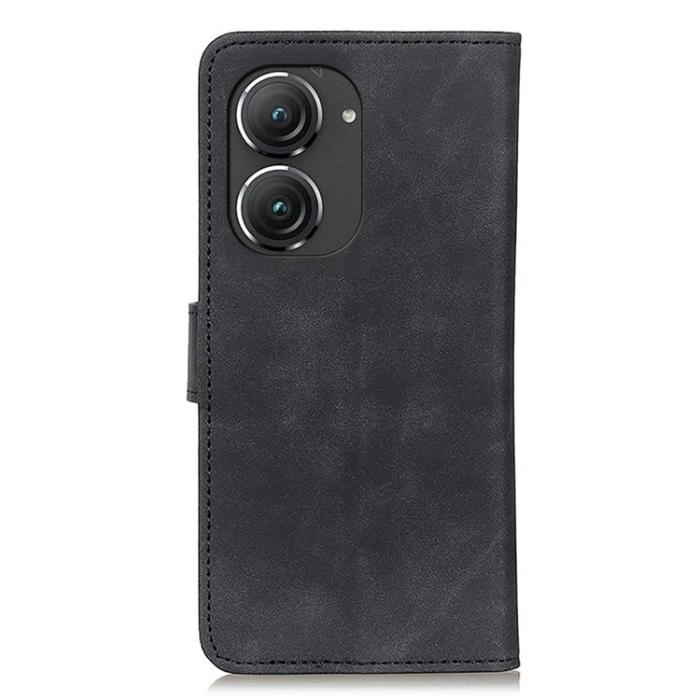 UTGATT1 - KHAZNEH Asus Zenfone 9 Plånboksfodral Retro Flip - Svart