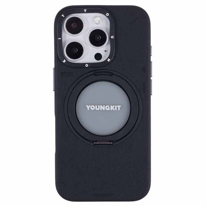 A-One Brand - Youngkit iPhone 16 Pro Max Mobilskal Magafe Rotating Kickstand