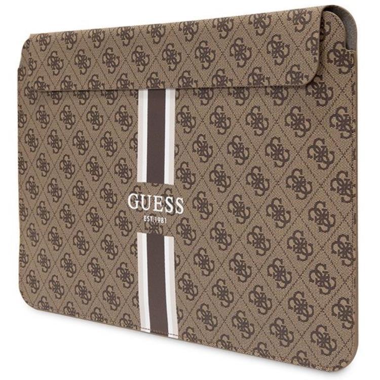 Guess Datorfodral 14"""" Printed Stripes - Brun | 2353 | AlltMobil