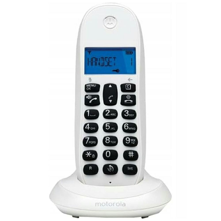 Motorola Trådlös Fast Hemtelefon C1001CB Plus - Vit