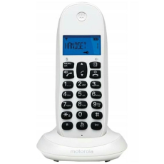 Motorola - Motorola Tr&aring;dl&ouml;s Fast Hemtelefon C1001CB Plus - Vit