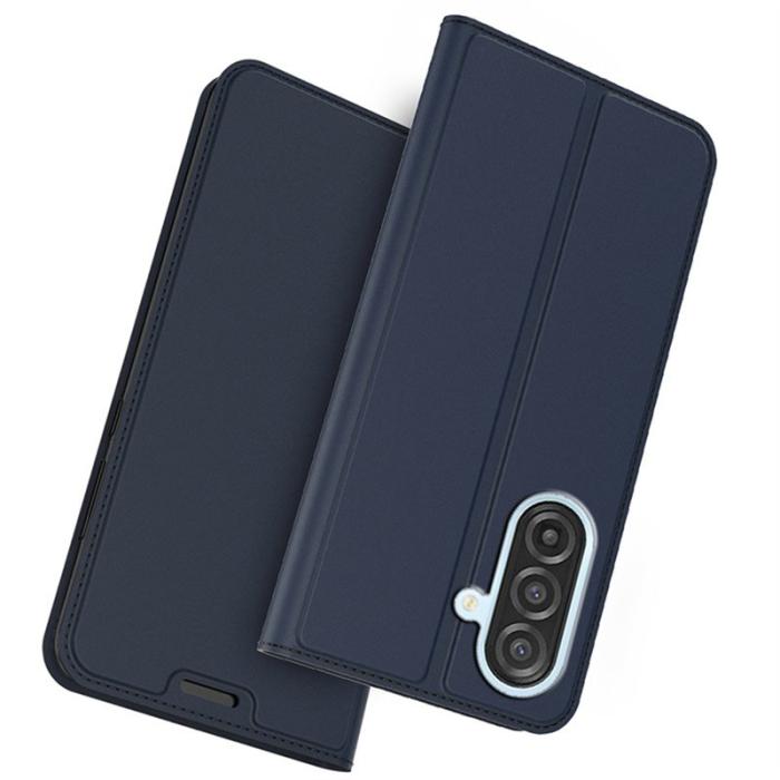 OEM - Mobilskal till Samsung Galaxy S26 PU Läder med Kortfack - Blå