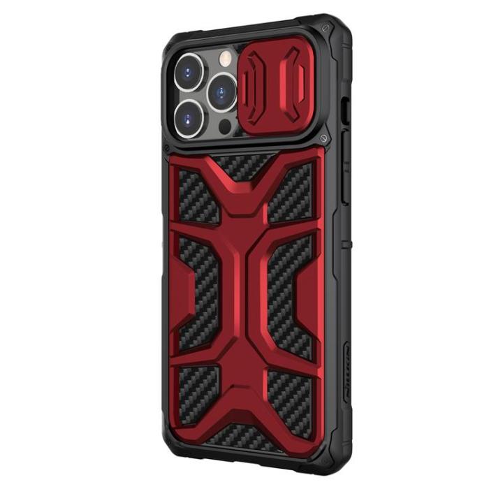 Nillkin - Nillkin iPhone 13 Pro Max Skal Adventruer Armored - Röd