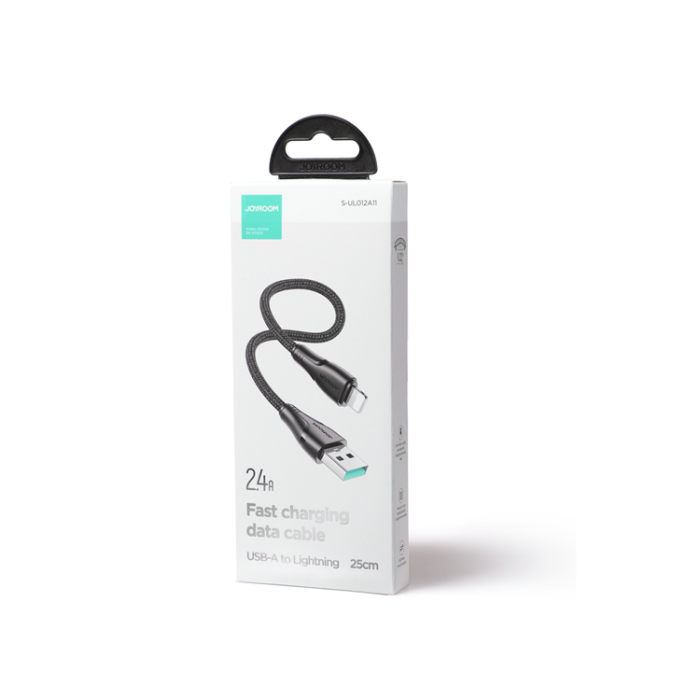 Joyroom - Joyroom USB-A till Lightning kabel 0.25m - Svart