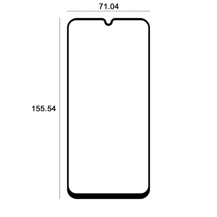 Etteri - Etteri Galaxy A25 5G Härdat Glas Skärmskydd 9D - Svart