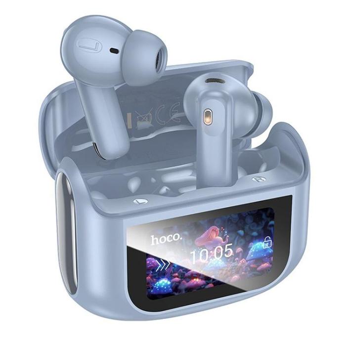 Hoco - Hoco TWS In-Ear Hörlurar Trådlösa ANC ENC med Pekskärm EQ21 - Blå