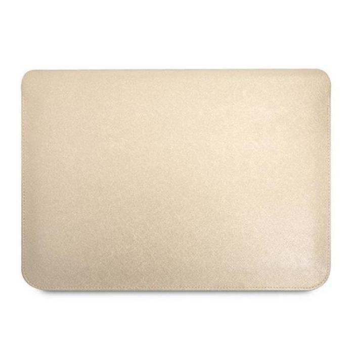 Guess - Guess Datorfodral 16'' Saffiano Triangle Logo - Beige