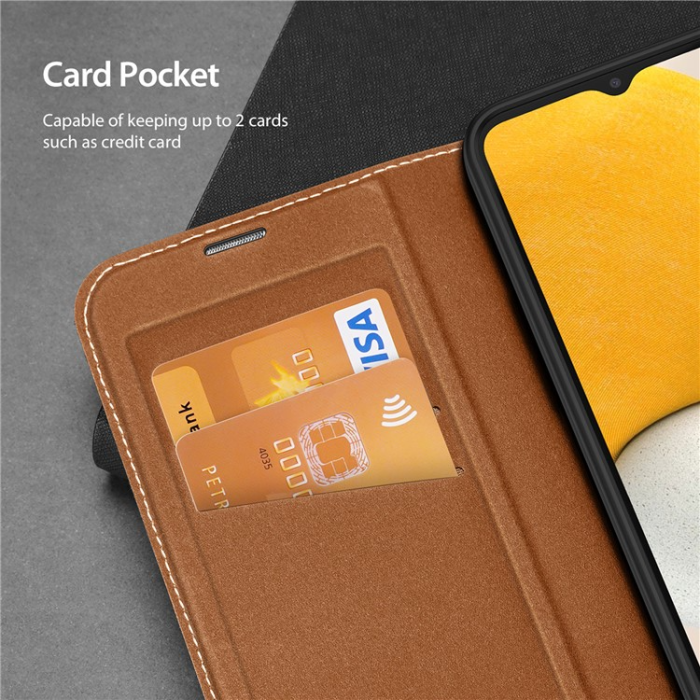 Dux Ducis - Dux Ducis Galaxy A34 5G Plånboksfodral Skin X2 - Brun