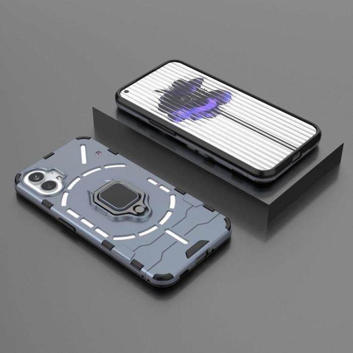 A-One Brand - Nothing Phone 1 Skal Ringhållare Kickstand - Blå