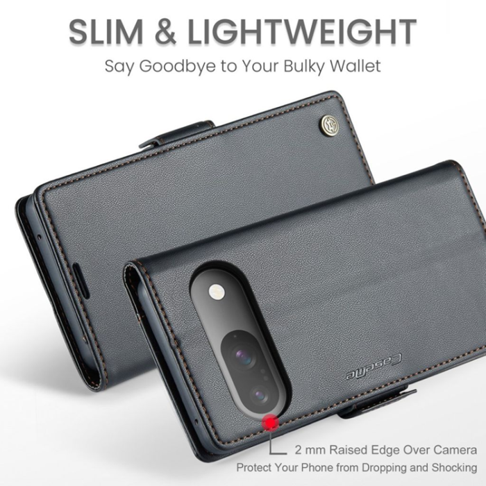 Caseme - Caseme Google Pixel 9 Pro/Pixel 9 Plånboksfodral 023 - Svart