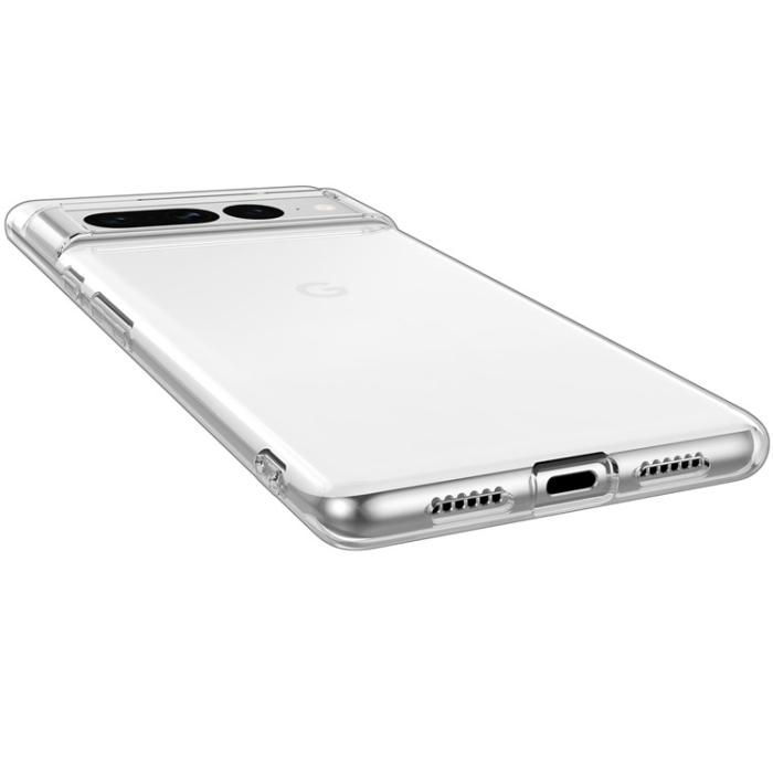 A-One Brand - Google Pixel 7 Skal TPU Anti-drop med Härdat glas - Transparent