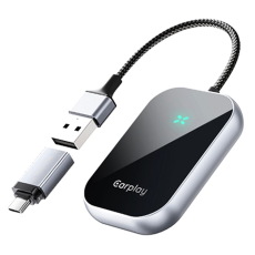 A-One Brand - CarPlay Trådbunden Bluetooth Trådlös Adapter A21 Dual Svart