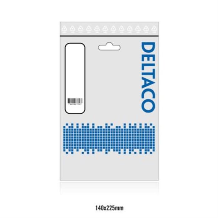 UTGATT - Deltaco USB-A Till Micro USB Kabel 2m - Grå/Svart