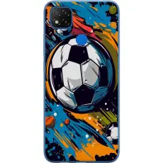 Gustaf - Mobilskal till Xiaomi Redmi 9C NFC med Fotbollar