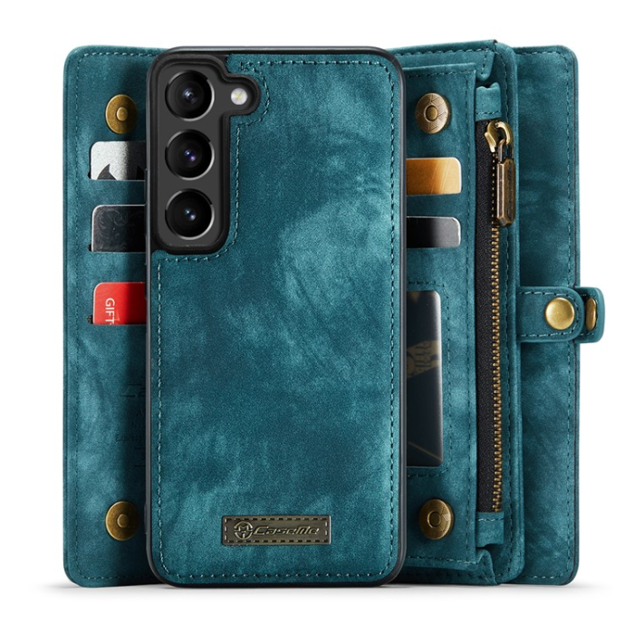 Caseme - Caseme Galaxy S23 Plånboksfodral Detachable - Blå